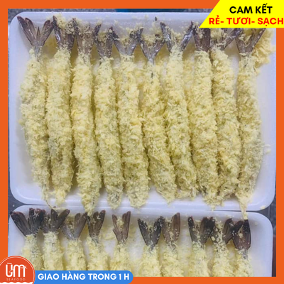Tôm Tẩm Bột Xù 10 con