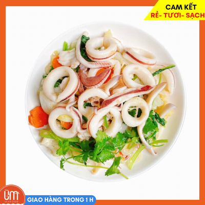 Mực Ống cả con (3-4 con/ kg)