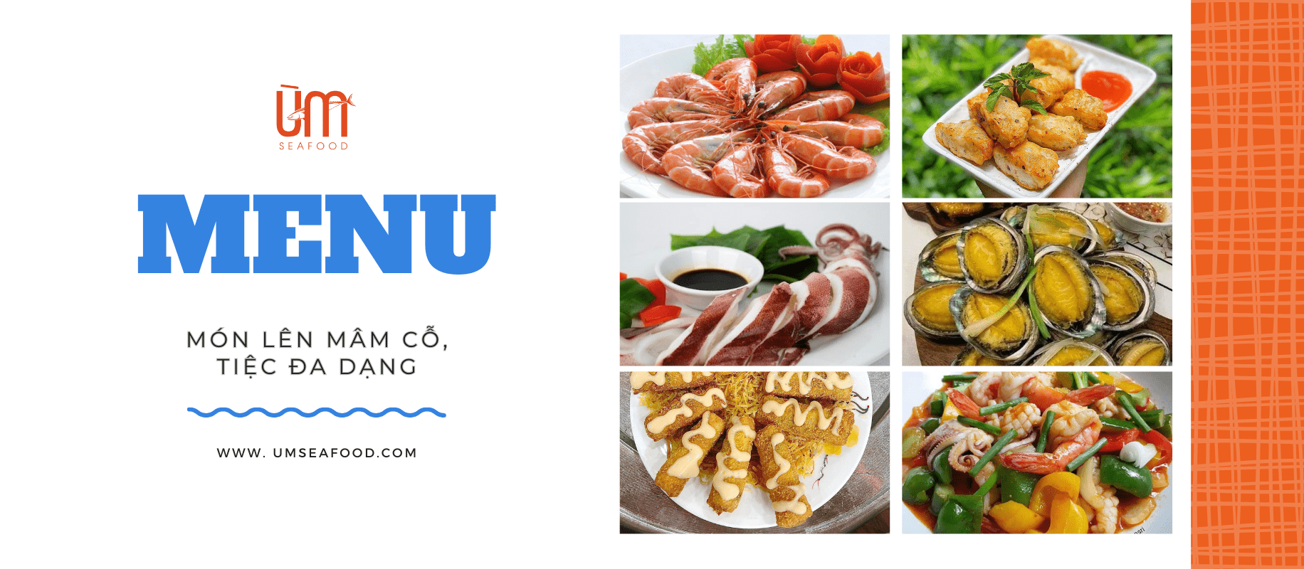 hải sản lên mâm cỗ